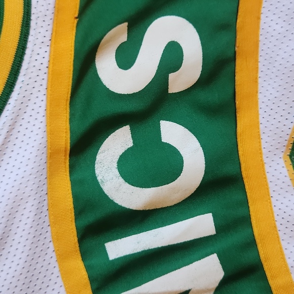 Gary Payton Seattle SuperSonics Mitchell & Ness Swingman Basketball Jersey #20 - Picture 9 of 12